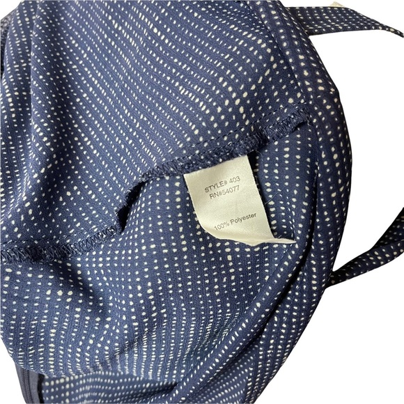 Cabi Tank Pant Set Sz 8 Empire Waist Peplum Button Straps Tie Waist Pant Sheer - Picture 10 of 14